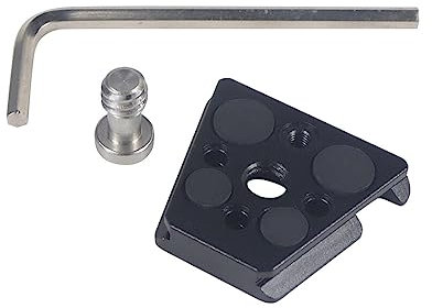 NovelGoal V Plate Mount Action Camera Waist Belt Clip Quick Release Anti-Shake Bracket Compatible with Hero 11 DSLR Shoulder Strap Tripod Clamp Holder (V Mount)