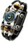 EsUkar Armband Männer,Armband Mit Zwölf Sternbildern Zeitstein Sternzeichen Skorpion Geburtsstein-Armband Sternzeichen Leuchtendes Lederarmband Charm-Chakra-Schmuck Für Reisen Geschenke