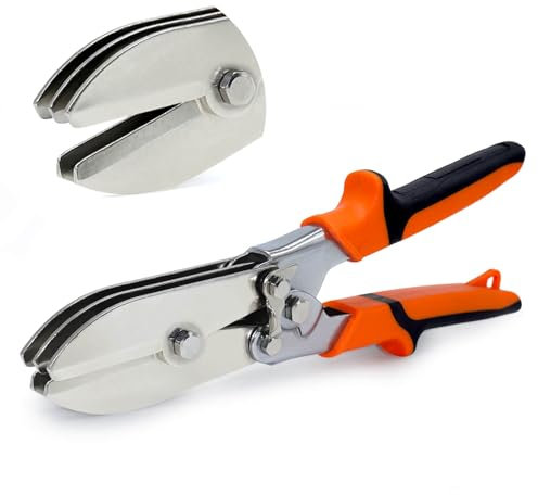 Pince à sertir en tôle manuelle à 5 lames, outil de sertissage pour systèmes de conduits de ventilation en acier inoxydable de calibre 24 à 28, becs de descente et tuyaux de poêle