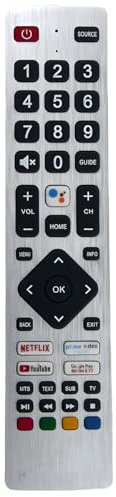 SHWRMC0133 Telecomando di ricambio IR per TV Sharp 55BL3EA 55BL5EA 24BI2EA 24BI6EA 32BI2EA 32BI5EA 32BI6EA 40BI2EA 40BI5EA 40BN5EA 40BN6E 40BN6EA 43BI2EA 43BI5EA 43BI5EA EA 43BL. 2EA 43BL3EA 43BL5EA