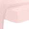 Pizuna Luxueux Drap Housse 160x200 cm Rose Clair, 100% Coton Longue Tige 600 Fils Armure Satin, Drap Housse de Luxe Bonnet 40 cm (Rose Clair Drap-Housse Coton 2 Personne)