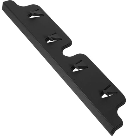 4 Pcs Metal Stove Gap Covers Black Kitchen Counter Fillers | Iron Trim Set, Easy Installation and Cleaning, Elegant Stylish Look for Kitchen Use