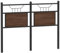 vidaXL Tête de lit chêne Marron 120 cm Bois d'ingénierie et Acier, Panneau de tête, tête de lit pour lit Double, tête de lit Double