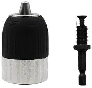 YJQHODY Sechskantschaftadapter zur Schlagschrauberumrüstung, 3/8-24UNF selbstsicherndes Schnellspannwerkzeug, 2-13 mm elektrisches Bohrfutter
