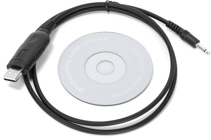 Ruimou 1set USB Programmierkabel mit Laufwerk CD CT-17 USB Schnittstelle zu CI-V CAT Schnittstelle Kompatibel mit ICOM Radio IC-7000 IC-7300 IC-7400 Moible Radios