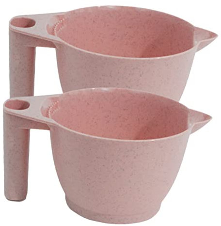 HAKIDZEL 2piezas Tazones Para Tinte Para Cabello De Bol De Coloración Profesional De Herramientas De Tinte Para Salones y Bricolaje Limpieza y Reutilizables