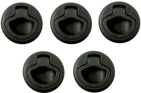 5x mini Pull Lock Möbelschloss wie push lock Wohnmobil Schrank Camper 1-15mm Wandstärke inkl Montagematerial