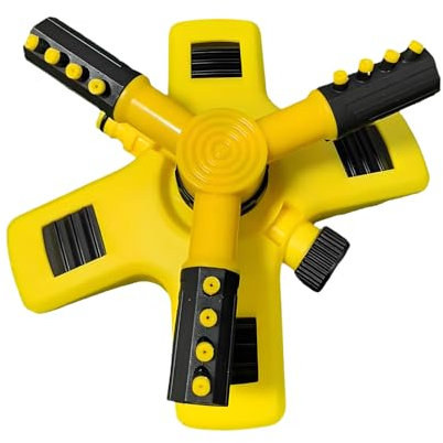 Arroseur De Jardin | Système D'Irrigation Extérieur pour Pelouse Et Grands Espaces - Raccord Rapide 360° Rotation, Irrigation Gazon Autonome pour Grands Espaces Extérieurs
