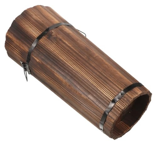 Amosfun Stand ombrello in legno supporto da a piedi ombrello porta secchiello per ombrello portaombrelli alto portaombrelli moderno secchio portaombrelli Di legno Marrone