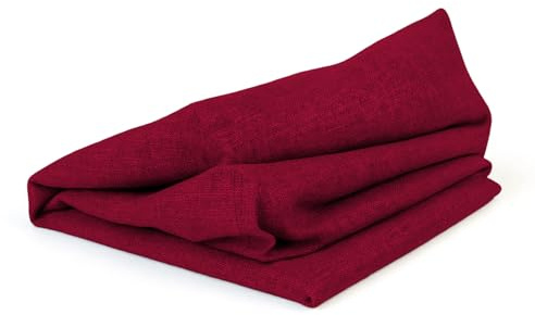 POKAR Bezüge für Palettenkissen Palettenauflagen Palettenmöbel Palettensofa, Sitzkissen 120x80, Dunkelrot