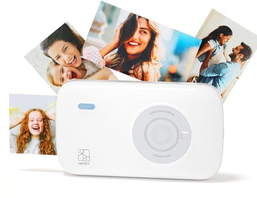 HPRT Mini Fotodrucker für Smartphone, Drahtloser Bild-Drucker für Phone | Mini Fotodrucker für Smartphone, drahtloser Bild-Drucker für Phone (5x7,6cm)