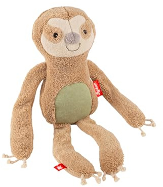 Sigikid Faultier Kuscheltier pflanzliche Füllung natürliches Babyspielzeug | Natural Friends - Stofftiere aus natürlichen Materialien Baumwollfrottee und Kapokfaser Füllung
