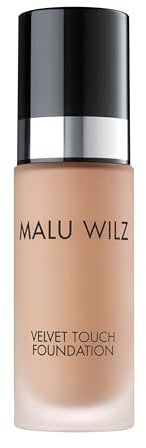 Malu Wilz Velvet Touch Foundation Vanilla Ice Cream 30ml I Skincare Creme Make up für makellosen Teint I Kaschiert Unebenheiten, Augenringe, Fältchen