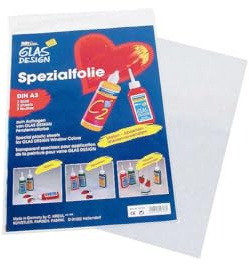 Kreul 40197 - Glas Design Malunterlage, 445 x 600 mm