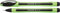 Fineliner Express 0,8mm schwarz gummierter Schaft, Schaftfarbe(Liefermenge=2)