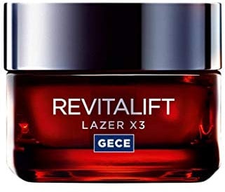 L'Oréal Paris Revitalift Laser X3 Pflege Creme Nacht Anti-Alterung Säure Hyaluron-