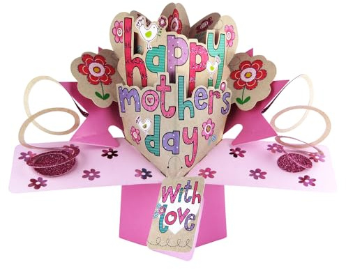 Happy Mother's Day Pop-Up Greeting Card Second Nature 3D Pop Up Mothers Cards
