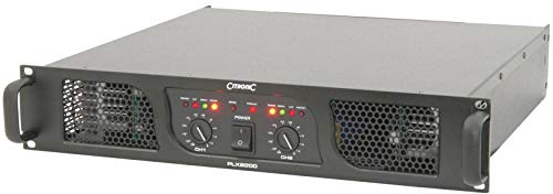 AMP27 - PLX2800, 2 x 1050W @ 4 OHMS PLX-SERIES POWER AMPLIFIERS 19'' RACKMOUNT 2U DUAL FAN COOLING CLASS H 6.3MM JACK XLR SOCKET BRIDGE MODE CLIP LIMITER