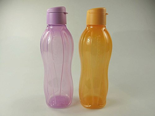 TUPPERWARE To Go Eco 750ml orange+helles lila Trinkflasche Ökoflasche Flasche 8937