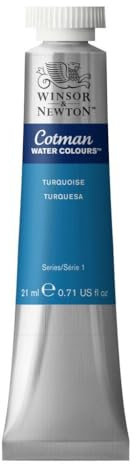 Winsor and Newton Cotman WC 21ml 654 Turquoise (Tube)