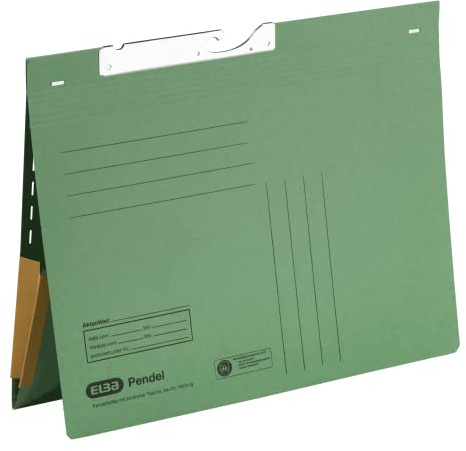 ELBA Pendelhefter, Manila-Karton, grün, 50er Pack