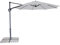 DERBY Ravenna Smart 300 Parasol déporté de Haute qualité idéal pour Le Jardin et la terrasse – Inclinable – env. 300 cm Gris Clair
