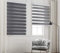 Taiyuhomes Day and Night Zebra Roller Blind Gradient Double Fabric Translucent or Blackout Vision Curtains for Window and Door with Aluminium Cassette (Grey, Width 120cm X Height 150cm)