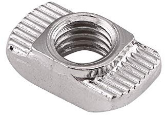 50 Stück T-Muttern, Winc plattiert, aus Karbonstahl, Hammerkopfschrauben für Aluminiumprofile, Tischlerei (EU30-M4 x 15,5 x 8)