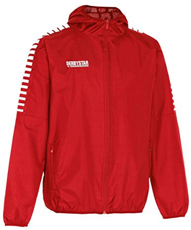 Derbystar Kinder Hyper Allwetterjacke Jacke, rot Weiss, 128