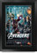 HWC Trading Avengers The Cast Geschenke Printed Poster Autogramm Bild für Film-Memorabilia Fans Signed - A3 Eingerahmt