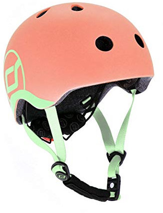 Scoot & Ride Kinder Fahrradhelm, Peach, 45 bis 51cm