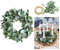 Blumigo Eukalyptuskranz DIY Kit - 30 cm - Adventskranz basteln aus frischem Eukalyptus - Kranz selber binden aus Eukalyptuszweigen