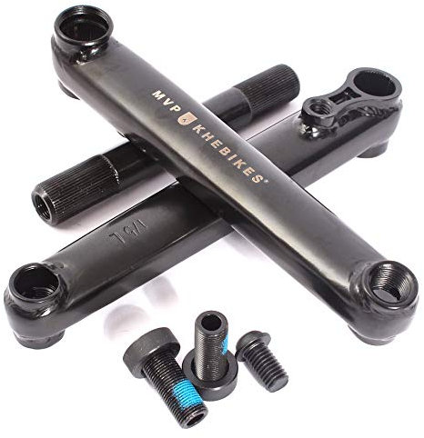 KHEbikes MVP V2 BMX Kurbel-Set 48 Zähne CrMo 19mm Achse schwarz 812g 175mm
