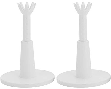 Yosoo Health Gear 2PCS verstellbare Golf-Tees, Einstellbare Tees, Driving Range Tee-Halter, Golfball-Training Sportzubehör für das Golf-Training Weiß