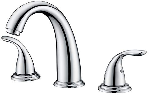 SUMERAIN 2 Handle Widespread Roman Tub Faucet, Chrome Finish