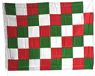 Bandiera Grande Italia a Scacchi Azzurri Nazionale Italiana Tricolore Italiano cm250x150