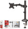 Barkan Soporte PC Monitor para Pantallas de 13-34 Pulgadas, Brazo Monitor de Escritorio para Pantalla Plana/Curva, Peso máximo 8Kg, Altura Ajustable, para Mesa hasta VESA 100x100