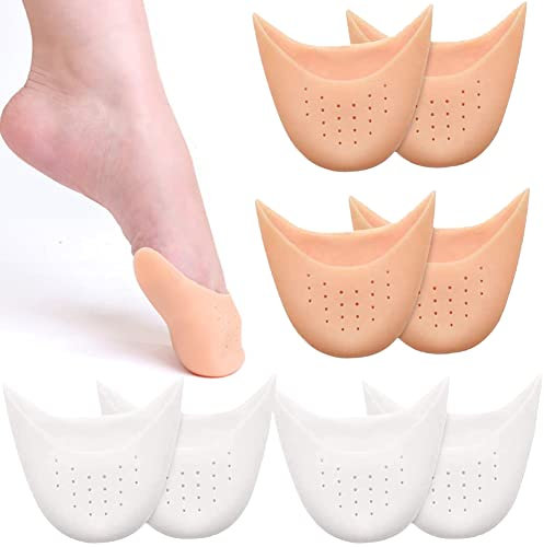 PHIEZC Zehenschutz Ballett Spitzenschuhe Silikon Gel Pads Spitzenschoner Set,zehenschoner Atmungsaktivität für Ballett Schuhe High Heels