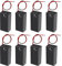 AEDIKO 8pcs 9V Battery Holder 9V Battery Holder with Switch 9V Battery Case with Switch 9V Battery Case Holder with Cover Storage Case Holder