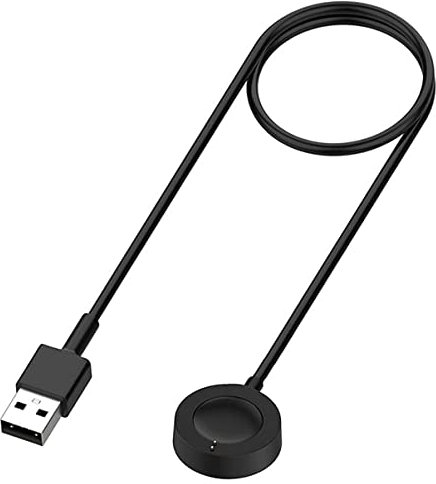 Charger for Fossil Gen 6 / Gen 5 / Gen 4 / Sport, for Michael Kors Gen 6 / Gen 5E / Gen 5 / Gen 4 Smartwatch Magnetic Charging Cable (1, Black)