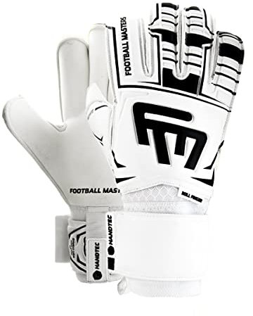 FOOTBALL MASTERS | SYMBIO White Negative 11 | Torwarthandschuhe | Fussballhandschuhe | Fussballtorwart | Fussball