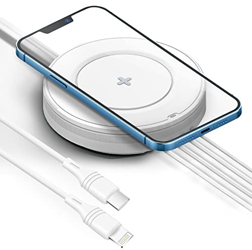 AICase 32W Wireless Charger, 5-in-1 Multi-Device Wireless Charging Station with 2M Type-c to lightning Cable,15W Fast Charging Station for iPhone 13/12/12 Pro Max,AirPods Pro and Samsung Phones
