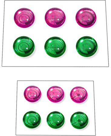 Bandai Hobby | Customize Material (3D Lens Stickers) | Bandai Spirits Model Kit Detailing Accessory | Easy Application, No Tools Required, White