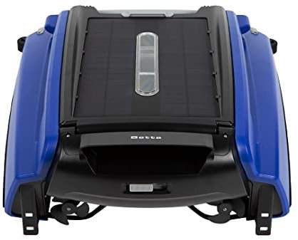 Betta Limpiador automático de Superficies de Piscinas SE con energía Solar, Robot con batería de Limpieza de 30 Horas y Motores Gemelos rediseñados Que toleran el Cloro y la Sal (Azul)