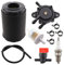MCHNIC 796031 MIU14395 Filtre à Air pour Briggs & Stratton 591334 492932 696854, pour John Deere L105 L107 L108 LA135 D100 D110 D125 D130 Tondeuse Tracteur, avec Pompe À Carburant Bougie d'allumage