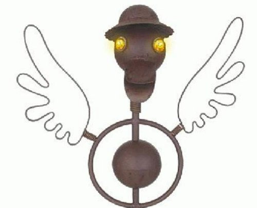 Dapo Solar-Deko-Leuchte Vogel Deko-Solarfigur 2xLED Gartendekoration aus Metall Dekofigur Solarstecker LED-Lampe (120x28cm Vogel)