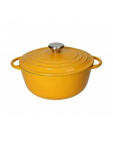 CASSERUOLA COCOTTE GIALLA GHISA 4LT BRANDANI
