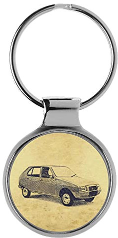 KIESENBERG 3D Porte-clés Cadeau pour Citroen Visa Fan A-5603