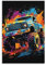 AYAROS Coole Monster Truck Malerei Poster Klassische Cartoon Bunte Rennwagen Leinwand Wandkunst Drucke Malerei für Haus Zimmer