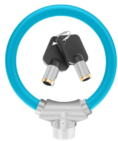 Anneau de Verrouillage de Vélo Mini Anneau de Verrouillage Portable Serrure de Roue de Moto Cadenas de Vélo Serrure en U Serrure de Scooter Accessoires de Vélo pour Motos Vélo